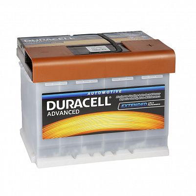 Автомобильный аккумулятор Duracell 63Ач обратная полярность (DA 63H) фото 401x401